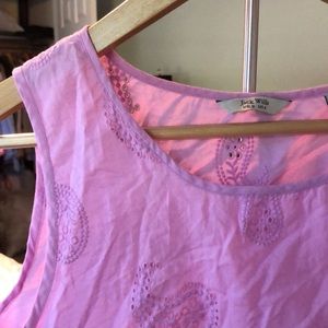 pink jack wills tank